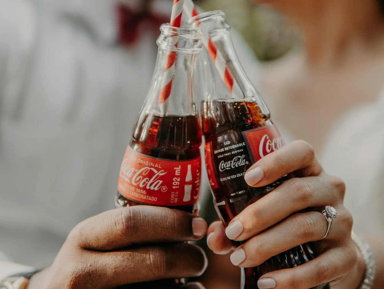 Bouteilles de coca cola